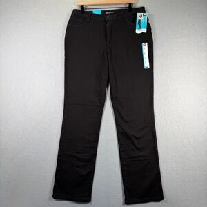 Lee‎ Relaxed Fit Straight Leg Jeans Black Women's Size 14 Long NWT